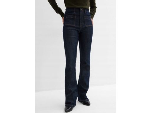 B.P.C spodnie bootcut ciemny jeans 38.