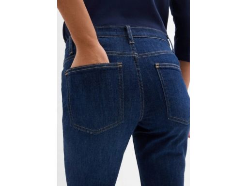 B.P.C spodnie bootcut ciemny jeans 48.