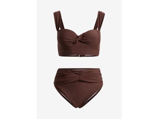 B.P.C Bikini balkonetka brązowe usztywaniane ^46(90C)