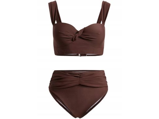 B.P.C Bikini balkonetka brązowe usztywaniane ^46(90C)