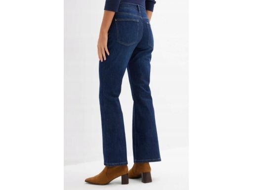 B.P.C spodnie bootcut ciemny jeans 44.