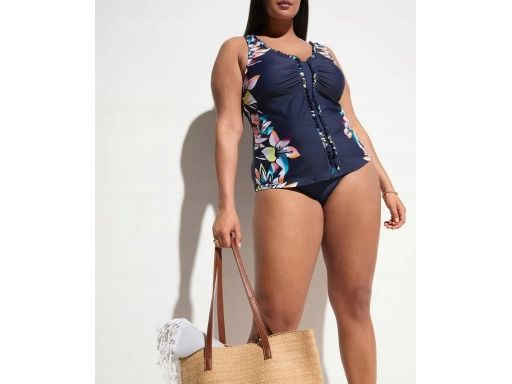 B.P.C tankini granatowe we wzory 40.