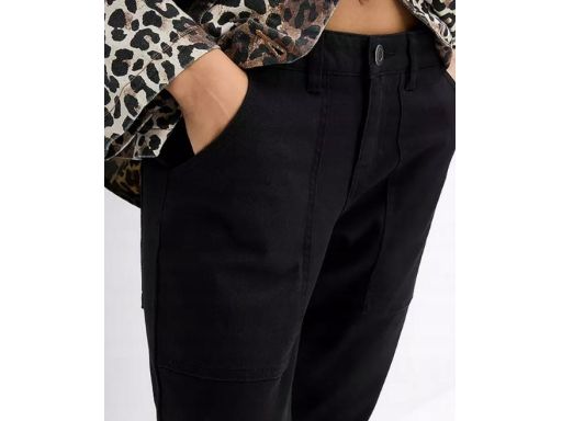 B.P.C spodnie boyfriend 7/8 czarne 46.