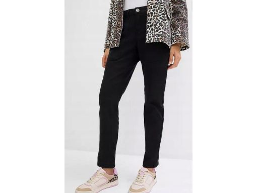 B.P.C spodnie boyfriend 7/8 czarne 46.