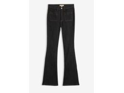 B.P.C spodnie bootcut czarny jeans 48.