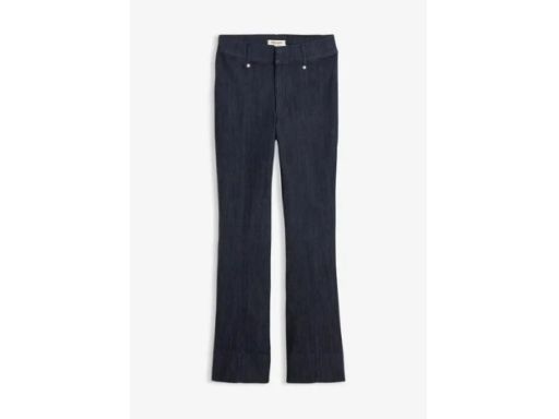B.P.C spodnie bootcut ciemny granat z wysokim stanem 44.