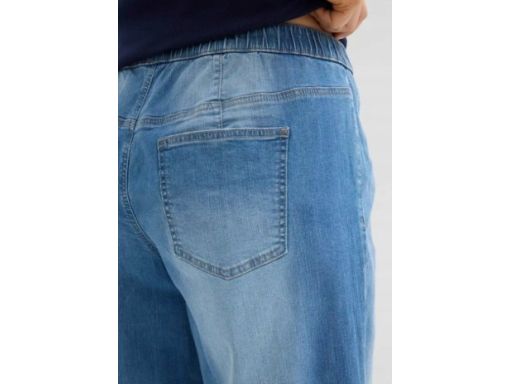 B.P.C jeansy damskie z szerokimi nogawkami gumka w pasie 48.