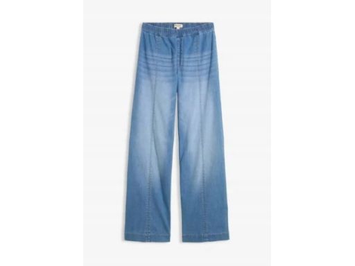 B.P.C jeansy damskie z szerokimi nogawkami gumka w pasie 48.