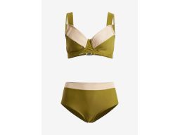 B.P.C ekskluzywane bikini khaki-beżowe modne ^40^80D)