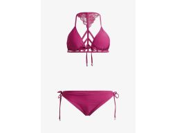 B.P.C bikini wiązane z koronką trójkątne miseczki 38 (75C).