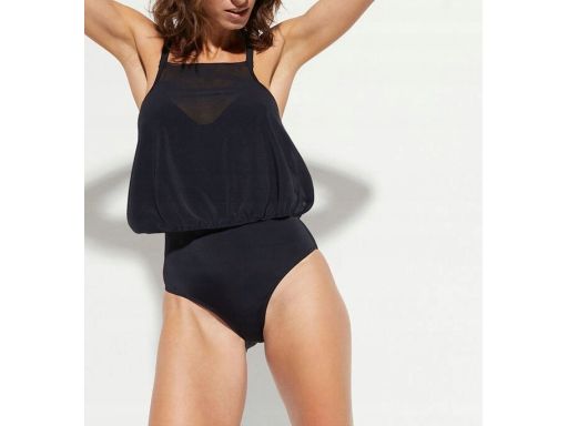 B.P.C kostium kąpielowy shape czarny silnie modelujący r.46(90C)