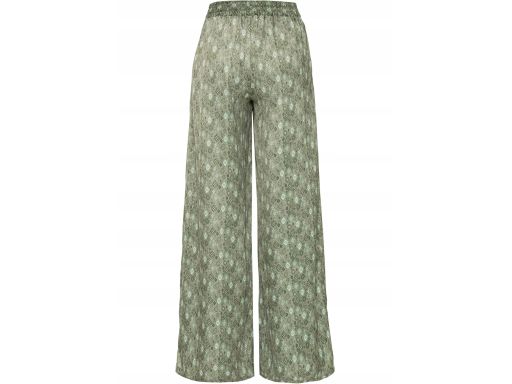 B.P.C spodnie khaki z nadrukiem palazzo 40.