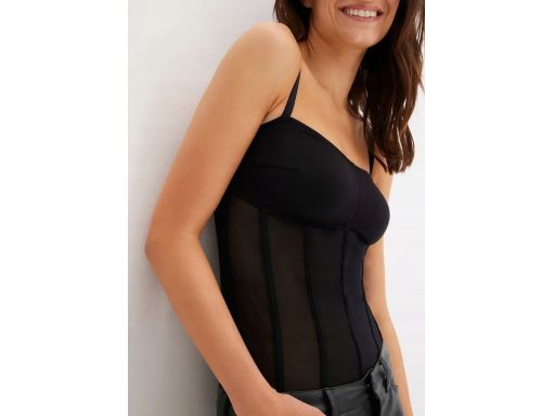 B.P.C body siateczkowe ze stringami ^40/42