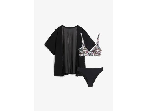 B.P.C 3 części bikini + wdzianko ^36