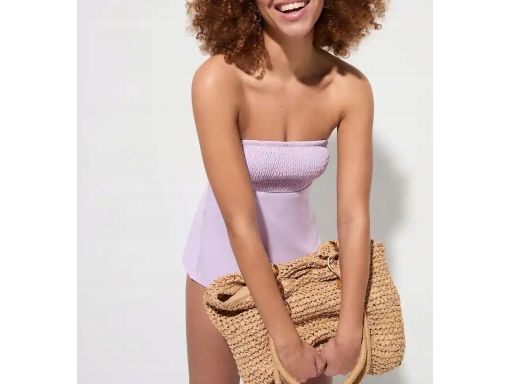 B.P.C tankini liliowe z figami 42.