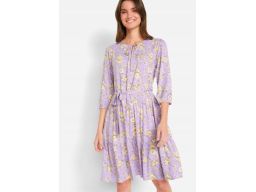 B.P.C sukienka w kwiaty fiolet r.46
