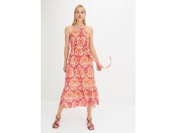 B.P.C letnia sukienka we wzory midi ^48/50