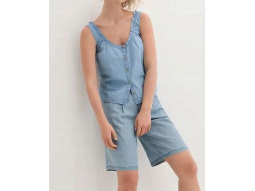 B.P.C bluzka jeansowa top na ramiączka r.46