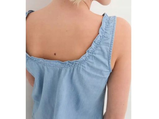 B.P.C bluzka jeansowa top na ramiączka r.46