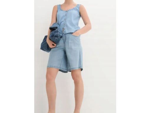 B.P.C bluzka jeansowa top na ramiączka r.46