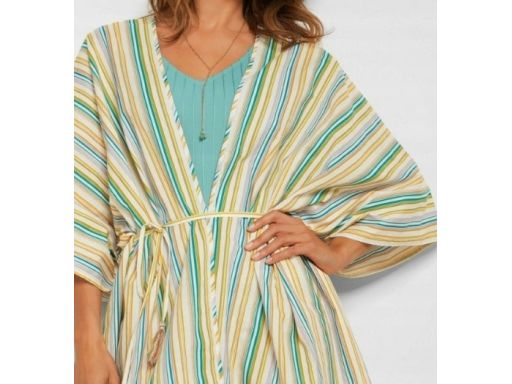 B.P.C plażowe kimono w paski 36/38.