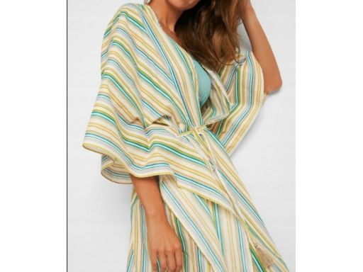 B.P.C plażowe kimono w paski 36/38.