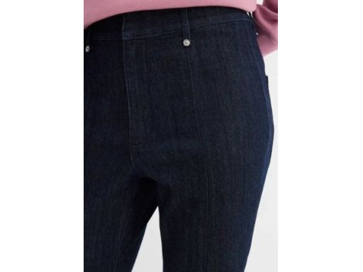 B.P.C spodnie bootcut ciemny granat z wysokim stanem 44.