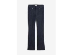 B.P.C spodnie bootcut ciemny granat z wysokim stanem 42.