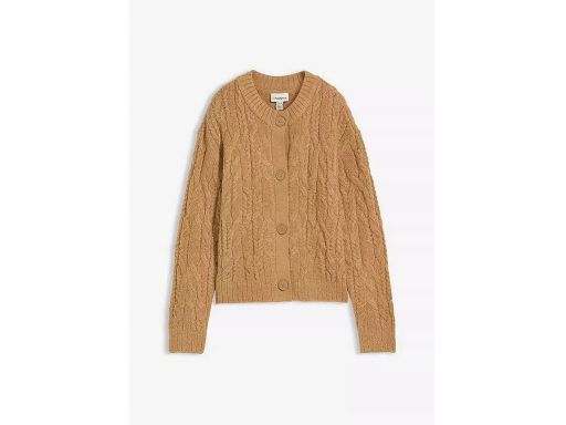 B.P.C sweter rozpinany camelowy gruby r.44/46