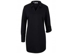 B.P.C długa bluzka tunika polo czarna r.40/42