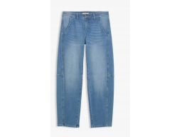 B.P.C spodnie barrel jeansowe damskie z przeszyciami 46.