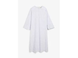 B.P.C sukienka z wiskozy midi błękitna w białe kwiaty r.46