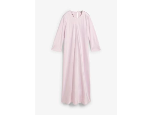 B.P.C różowa sukienka satynowa midi r.38
