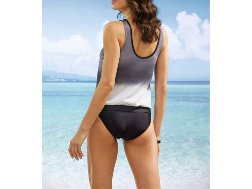 B.P.C tankini oversize szaro-czarne ^40