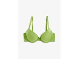 B.P.C zielony biustonosz push-up na fiszbinach ^80C