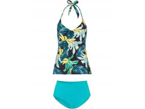 B.P.C tankini wielokolorowe z figami z wysokim stanem 48.