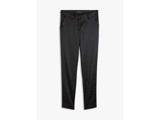 B.P.C czarne spodnie satynowe eleganckie 50.
