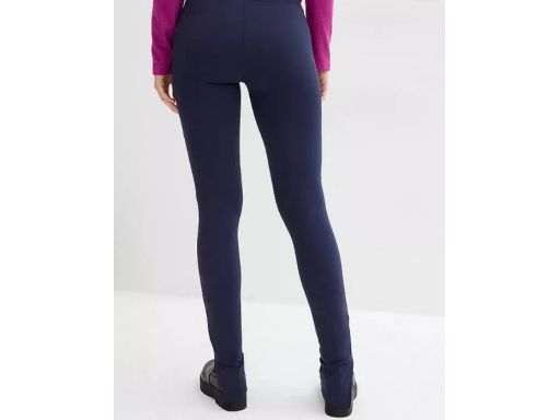 B.P.C legginsy granatowe z wysokim stanem 44/46.