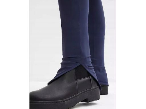 B.P.C legginsy granatowe z wysokim stanem 44/46.