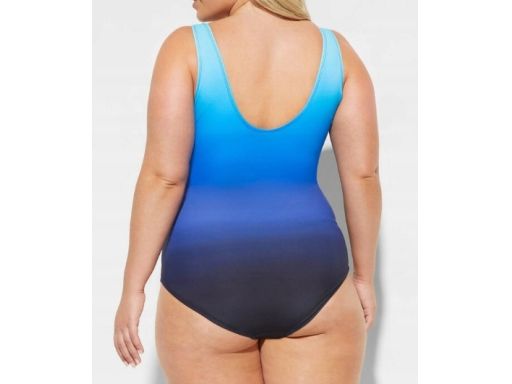 B.P.C kostium jednoczęściowy ombre niebieski silnie modelujący r.40