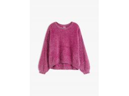 B.P.C sweter ze srebrnÄ… nitkÄ… fiolet 40/42.