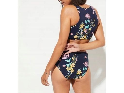 B.P.C bikini granatowe w kwiaty r.42
