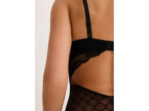 oxB.P.C body czarne koronkowe usztywniane miseczki z fiszbinami r.85C