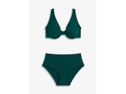 B.P.C bikini typu minimizer ciemnozielone na fiszbinach r.42(80B)