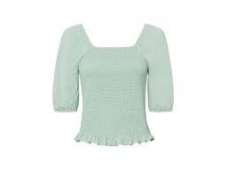 B.P.C t-shirt miętowy marszczony ^36/38