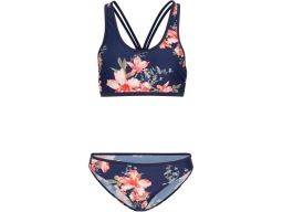 B.P.C bikini granatowe w kwiaty r.38