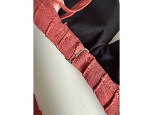 B.P.C bikini w strukturalne paski brąz marsala szorty r.42