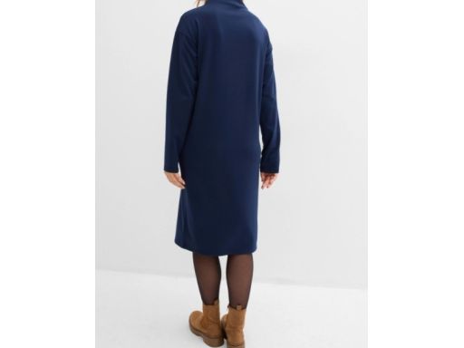 B.P.C sukienka midi granatowa 44/46.