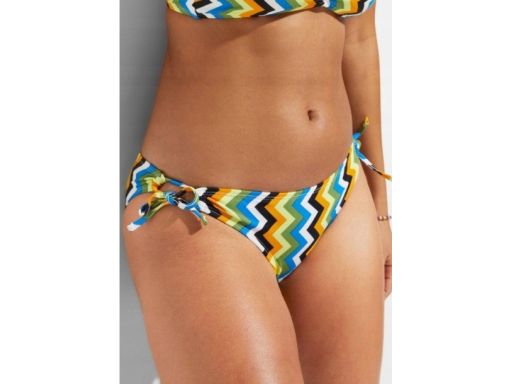 B.P.C bikini z kolorowym wzorem bandeau 40.