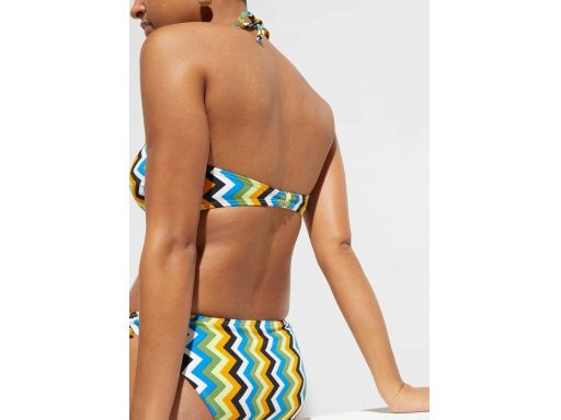 B.P.C bikini z kolorowym wzorem bandeau 40.